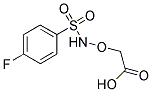 ([[(4-FLUOROPHENYL)SULFONYL]AMINO]OXY)ACETIC ACID Struktur