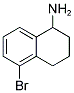 5-BROMO-1,2,3,4-TETRAHYDRO-NAPHTHALEN-1-YLAMINE Struktur