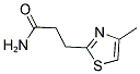 3-(4-METHYL-1,3-THIAZOL-2-YL)PROPANAMIDE Struktur