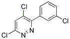 4,6-DICHLORO-3-(3-CHLOROPHENYL)PYRIDAZINE Struktur