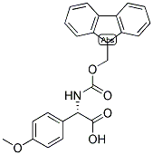 (S)-[(9H-FLUOREN-9-YLMETHOXYCARBONYLAMINO)]-(4-METHOXY-PHENYL)-ACETIC ACID Struktur