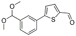 5-(3-DIMETHOXYMETHYL-PHENYL)-THIOPHENE-2-CARBALDEHYDE Struktur