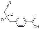 4-[[(CYANOMETHYL)SULFONYL]METHYL]BENZOIC ACID Struktur