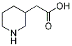 PIPERIDIN-3-YL-ACETIC ACID Struktur