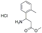 3-AMINO-3-O-TOLYL-PROPIONIC ACID METHYL ESTER HYDROCHLORIDE Struktur