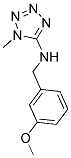 N-(3-METHOXYBENZYL)-1-METHYL-1H-TETRAZOL-5-AMINE Struktur