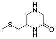 6-METHYLSULFANYLMETHYL-PIPERAZIN-2-ONE Struktur