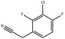 3-CHLORO-2,4-DIFLUOROPHENYLACETONITRILE Struktur