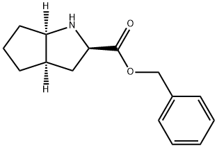 (R,R,R)-2-AZABICYCLO[3.3.0]OCTANE-3-CARBOXYLIC ACID, BENZYL ESTER Struktur