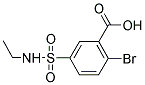 2-BROMO-5-[(ETHYLAMINO)SULFONYL]BENZOIC ACID Struktur