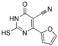 4-(2-FURYL)-2-MERCAPTO-6-OXO-1,6-DIHYDROPYRIMIDINE-5-CARBONITRILE Struktur