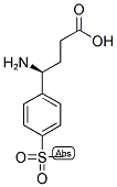 (S)-4-AMINO-4-(4-METHANESULFONYL-PHENYL)-BUTYRIC ACID Struktur