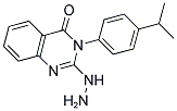 2-HYDRAZINO-3-(4-ISOPROPYLPHENYL)QUINAZOLIN-4(3H)-ONE Struktur