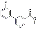 METHYL 5-(3-FLUOROPHENYL)NICOTINATE Struktur