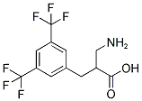 2-AMINOMETHYL-3-(3,5-BIS-TRIFLUOROMETHYL-PHENYL)-PROPIONIC ACID Struktur