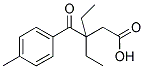 3-ETHYL-3-(4-METHYL-BENZOYL)-PENTANOIC ACID Struktur