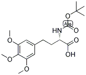 (S)-2-TERT-BUTOXYCARBONYLAMINO-4-(3,4,5-TRIMETHOXY-PHENYL)-BUTYRIC ACID Struktur