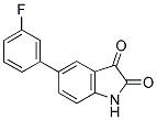 5-(3-FLUOROPHENYL)-1H-INDOLE-2,3-DIONE Structure