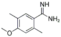 4-METHOXY-2,5-DIMETHYL-BENZAMIDINE Struktur