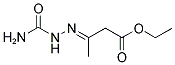 ETHYL 3-[(E)-2-(AMINOCARBONYL)HYDRAZONO]BUTANOATE Struktur