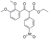 3-(2,3-DIMETHOXY-PHENYL)-2-(4-NITRO-PHENYL)-3-OXO-PROPIONIC ACID ETHYL ESTER Struktur