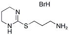 3-(1,4,5,6-TETRAHYDRO-PYRIMIDIN-2-YLSULFANYL)-PROPYLAMINE HYDROBROMIDE Struktur