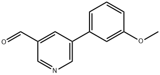 5-(3-METHOXYPHENYL)NICOTINALDEHYDE Struktur