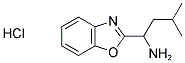 1-(1,3-BENZOXAZOL-2-YL)-3-METHYLBUTAN-1-AMINE HYDROCHLORIDE Struktur