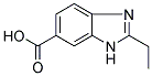 2-ETHYL-3H-BENZOIMIDAZOLE-5-CARBOXYLIC ACID Struktur