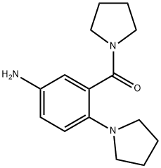 (5-AMINO-2-PYRROLIDIN-1-YL-PHENYL)-PYRROLIDIN-1-YL-METHANONE Struktur