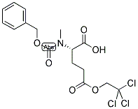 N-ALPHA-BENZYLOXYCARBONYL-N-ALPHA-METHYL-L-GLUTAMIC ACID GAMMA-2,2,2-TRICHLOROETHYL ESTER Struktur