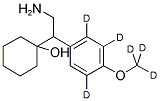 N,N-DIDESMETHYLVENLAFAXINE-D6 Struktur