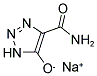 SODIUM 1H-1,2,3-TRIAZOLE-4-CARBAMOYL-5-OLATE Struktur