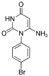 6-AMINO-1-(4-BROMOPHENYL)PYRIMIDINE-2,4(1H,3H)-DIONE Struktur