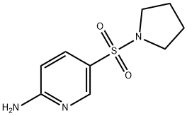 5-(PYRROLIDIN-1-YLSULFONYL)PYRIDIN-2-AMINE Struktur