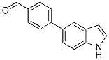 4-(1H-INDOL-5-YL)BENZALDEHYDE Struktur