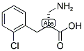 (R)-2-AMINOMETHYL-3-(2-CHLORO-PHENYL)-PROPIONIC ACID Struktur