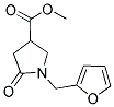 METHYL 1-(2-FURYLMETHYL)-5-OXO-3-PYRROLIDINECARBOXYLATE Struktur