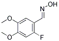 3,4-DIMETHOXY-6-FLUOROBENZALDOXIME Struktur