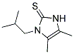 1-ISOBUTYL-4,5-DIMETHYL-1,3-DIHYDRO-2H-IMIDAZOLE-2-THIONE Struktur