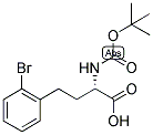 (S)-4-(2-BROMO-PHENYL)-2-TERT-BUTOXYCARBONYLAMINO-BUTYRIC ACID Struktur