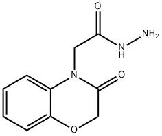 2-(2,3-DIHYDRO-3-OXOBENZO[B][1,4]OXAZIN-4-YL)ACETOHYDRAZIDE Struktur