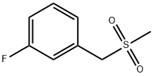 3-FLUOROBENZYLMETHYLSULFONE Struktur