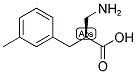 (S)-2-AMINOMETHYL-3-M-TOLYL-PROPIONIC ACID Struktur