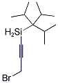 3-BROMO-1-(TRIISOPROPYLMETHYLSILYL)-1-PROPYNE Struktur