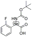 (S)-TERT-BUTOXYCARBONYLAMINO-(2-FLUORO-PHENYL)-ACETIC ACID Struktur