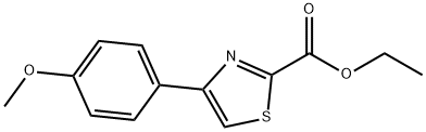 4-(4-METHOXY-PHENYL)-THIAZOLE-2-CARBOXYLIC ACID ETHYL ESTER Struktur