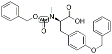 N-ALPHA-BENZYLOXYCARBONYL-N-ALPHA-METHYL-O-BENZYL-D-TYROSINE Struktur