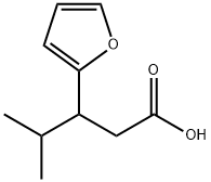 3-FURAN-2-YL-4-METHYL-PENTANOIC ACID Struktur