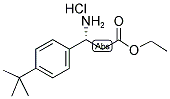 (R)-3-AMINO-3-(4-TERT-BUTYL-PHENYL)-PROPIONIC ACID ETHYL ESTER HCL Struktur